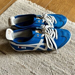 Onitsuka Tiger by Asics Blue and White Sneakers